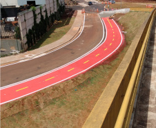 Alças do viaduto Olindo Periolo em Cascavel 