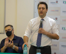 Governador anuncia mais de R$ 4,3 milhões em investimentos para o Hospital Infantil Waldemar Monastier