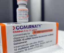 Estado recebe 97 mil vacinas pediátricas contra a Covid-19 para segunda dose
