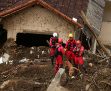 Bombeiros do Paraná concluem participação nas buscas por vítimas em Petrópolis, no Rio