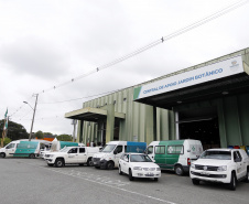 Funcionários do Cemepar carregando vacinas contra a Covid 19, para as 22 regionais de saúide do Paraná 