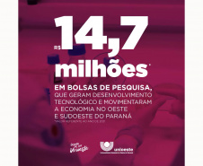 Bolsas de pesquisa da Unioeste movimentam inovação no Oeste e Sudoeste