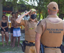 Polícia Militar desencadeia megaoperação Fortaleza no Litoral do estado com viaturas e helicóptero