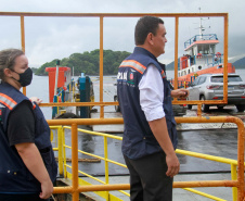 A Controladoria-Geral do Estado (CGE) adiantou para esta segunda-feira (28) a visita ao serviço de travessia da Baía de Guaratuba, no Litoral. O que motivou foi o acidente entre duas embarcações, ocorrido no domingo.