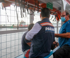 A Controladoria-Geral do Estado (CGE) adiantou para esta segunda-feira (28) a visita ao serviço de travessia da Baía de Guaratuba, no Litoral. O que motivou foi o acidente entre duas embarcações, ocorrido no domingo.