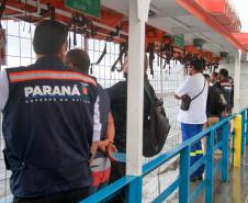 A Controladoria-Geral do Estado (CGE) adiantou para esta segunda-feira (28) a visita ao serviço de travessia da Baía de Guaratuba, no Litoral. O que motivou foi o acidente entre duas embarcações, ocorrido no domingo.
