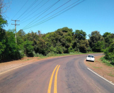 Trecho da PR-317 entre Toledo e Santa Helena recebe reforço na sinalização viária