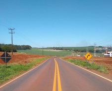 Trecho da PR-317 entre Toledo e Santa Helena recebe reforço na sinalização viária