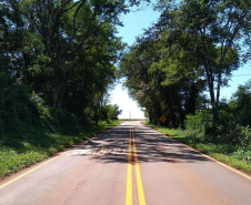 Trecho da PR-317 entre Toledo e Santa Helena recebe reforço na sinalização viária