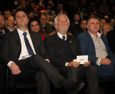 Governador Carlos Massa Ratinho Junior participa de evento da Invest Paraná no Museu Oscar Niemeyer, em Curitiba - Curitiba, 17/05/2022 - 