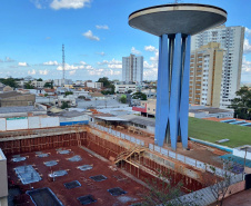 A Companhia de Saneamento do Paraná (Sanepar) está duplicando a capacidade de reservação de água do sistema de abastecimento de Apucarana, no Norte do Paraná
