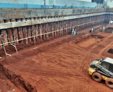 A Companhia de Saneamento do Paraná (Sanepar) está duplicando a capacidade de reservação de água do sistema de abastecimento de Apucarana, no Norte do Paraná