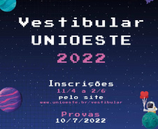 Unioeste abre inscrições do Vestibular 2022; prova de julho será em nove cidades