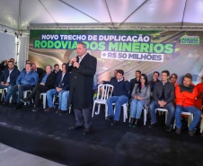Governador libera R$ 50 milhões e autoriza nova fase da duplicação da Rodovia dos Minérios