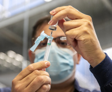 Trabalhadores portuários de Paranaguá recebem vacina contra Covid-19 e Influenza H3N2 