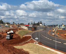 Obra do novo Trevo Cataratas em Cascavel chega a 80% de conclusão 