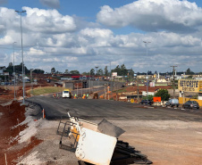 Obra do novo Trevo Cataratas em Cascavel chega a 80% de conclusão 