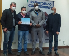 59 trabalhadores são certificadas pelas Carretas do Conhecimento em Adrianópolis e Campo Largo