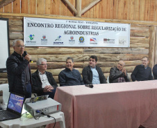 Encontro Regional sobre Regularização de Agroindustrias, em Tomazina - 
