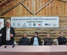 Encontro Regional sobre Regularização de Agroindustrias, em Tomazina - 