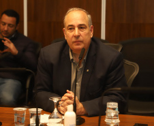 Governador Carlos Massa Ratinho Junior anuncia parceria entre Fiocruz,Tecpar e IBMP. Foto: Ari Dias/AEN.
