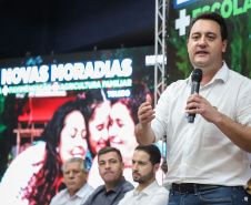 Governador Carlos Massa Ratinho Junior libera recursos para a infraestrutura urbana do município de Toledo, no Oeste do Estado - 