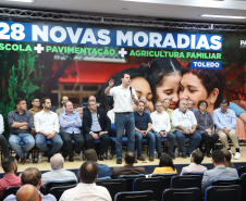 Governador Carlos Massa Ratinho Junior libera recursos para a infraestrutura urbana do município de Toledo, no Oeste do Estado - 