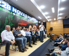 Governador Carlos Massa Ratinho Junior libera recursos para a infraestrutura urbana do município de Toledo, no Oeste do Estado - 