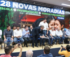 Governador Carlos Massa Ratinho Junior libera recursos para a infraestrutura urbana do município de Toledo, no Oeste do Estado - 