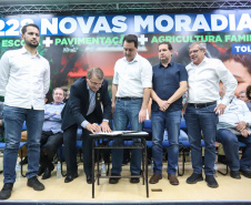 Governador Carlos Massa Ratinho Junior libera recursos para a infraestrutura urbana do município de Toledo, no Oeste do Estado - 