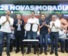 Governador Carlos Massa Ratinho Junior libera recursos para a infraestrutura urbana do município de Toledo, no Oeste do Estado - 