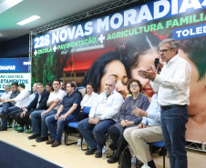 Governador Carlos Massa Ratinho Junior libera recursos para a infraestrutura urbana do município de Toledo, no Oeste do Estado - 