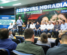 Governador Carlos Massa Ratinho Junior libera recursos para a infraestrutura urbana do município de Toledo, no Oeste do Estado - 
