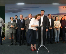 governador Carlos Massa Ratinho Junior anuncia nesta segunda-feira (27) a  construção de um museu internacional de arte em Foz do Iguaçu, a primeira  instituição cultural da América Latina a contar com a cooperação do Centro  Georges Pompidou, da França