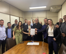Saúde assina convênio de R$ 14,3 milhões para construção do Hospital Municipal de Salto do Lontra no Sudoeste