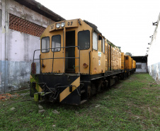  Locomotivas deixam a Portos do Paraná para serem restauradas e preservadas