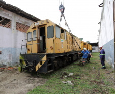  Locomotivas deixam a Portos do Paraná para serem restauradas e preservadas