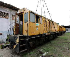  Locomotivas deixam a Portos do Paraná para serem restauradas e preservadas