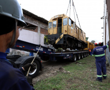 Locomotivas deixam a Portos do Paraná para serem restauradas e preservadas