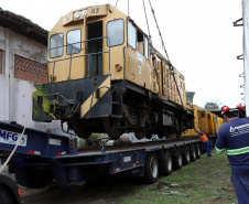  Locomotivas deixam a Portos do Paraná para serem restauradas e preservadas