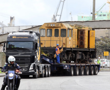  Locomotivas deixam a Portos do Paraná para serem restauradas e preservadas