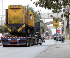  Locomotivas deixam a Portos do Paraná para serem restauradas e preservadas