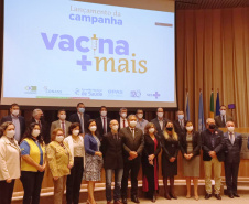 Paraná vai apoiar ações da campanha Vacina Mais, lançada em Brasília nesta quarta