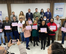 Turma da Carreta do Conhecimento de Automação Industrial se forma em Fazenda Rio Grande