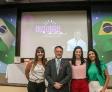Segurança conscientiza servidoras sobre o Outubro Rosa 
