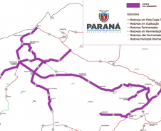 Governo realiza obras de conservação da PR-576 no Noroeste do Paraná