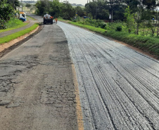 Estado conclui obras de conservação do trecho urbano da PR-082 em Terra Boa