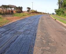 Estado conclui obras de conservação do trecho urbano da PR-082 em Terra Boa