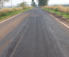 Governo realiza obras de conservação da PR-576 no Noroeste do Paraná