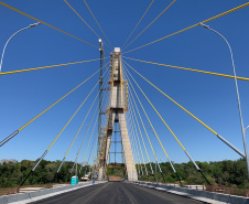 Estrutura da nova Ponte da Integração Brasil-Paraguai está concluída